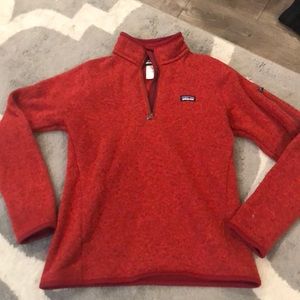 Patagonia burnt orange pullover✨✨